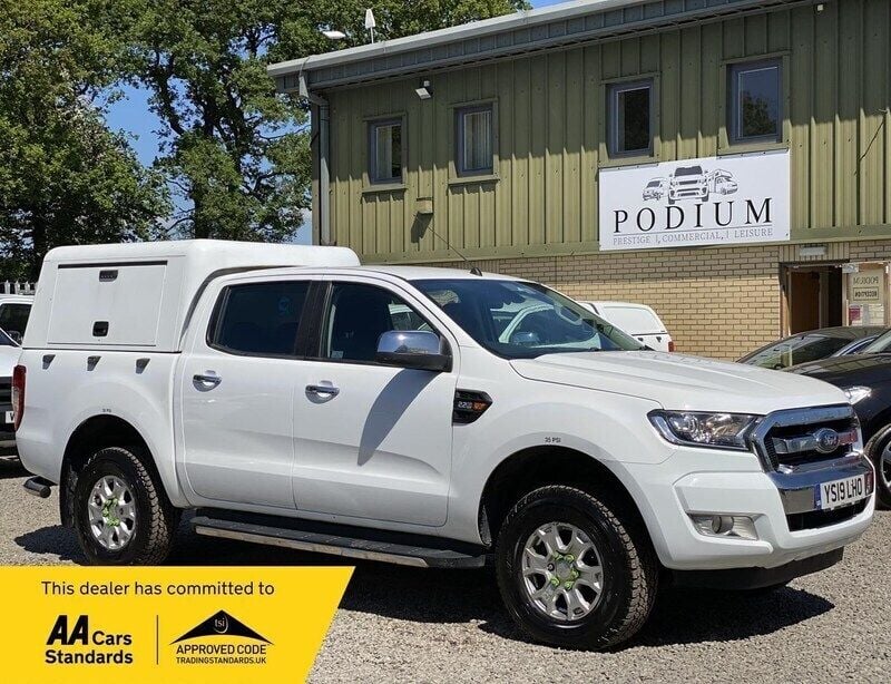 White Used 2019 Ford Ranger XLT Pickup | £13,490 (Good price) - Image 1/3
