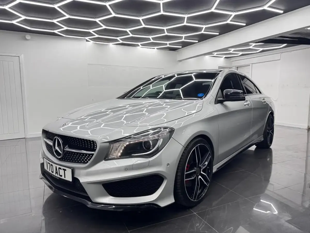 Used Mercedes CLA220 AMG 177 HP (130 kW) 2015 Silver Sedan
