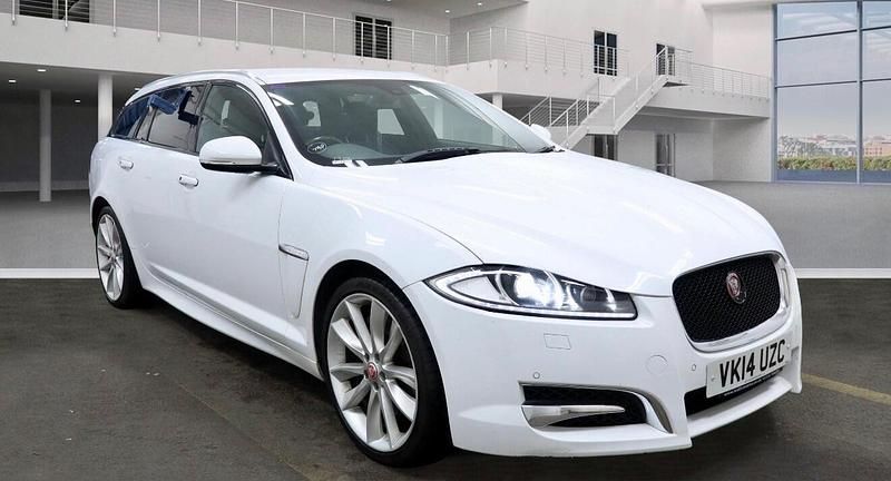 White Used 2014 Jaguar XF Premium Luxury Estate | £6,995 (Fair price) - Image 1/4