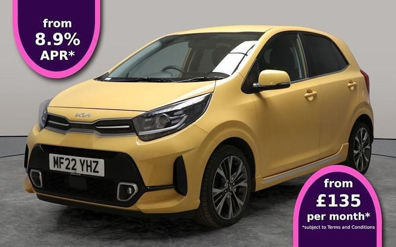 Yellow Used 2022 Kia Picanto GT-Line Hatchback | £10,716 (Fair price) - Image 1/3