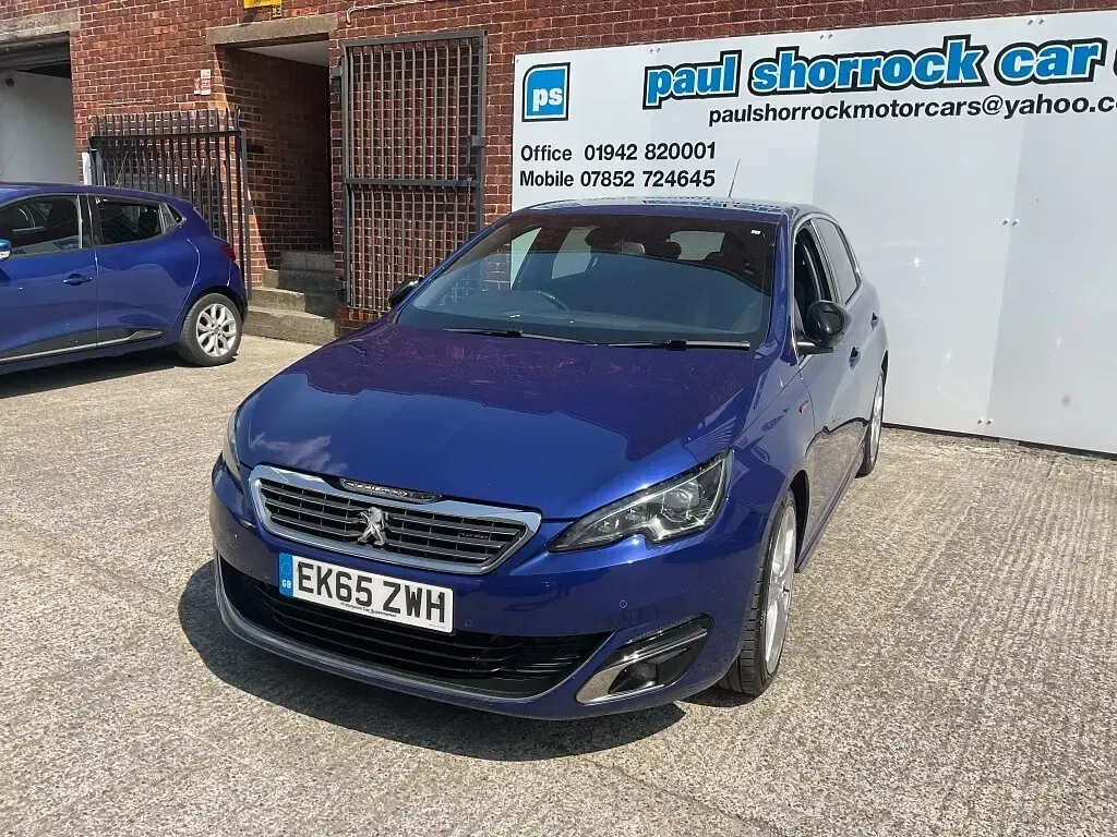Used Peugeot 308 GT-line 2015 Blue Hatchback