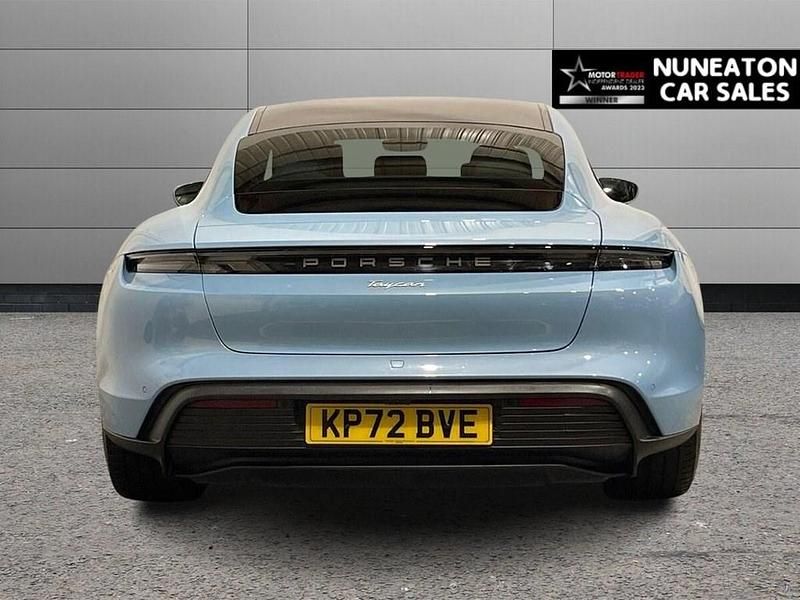 Used Porsche Taycan Performance Package 350 kW (476 HP) 2022 Blue Sedan