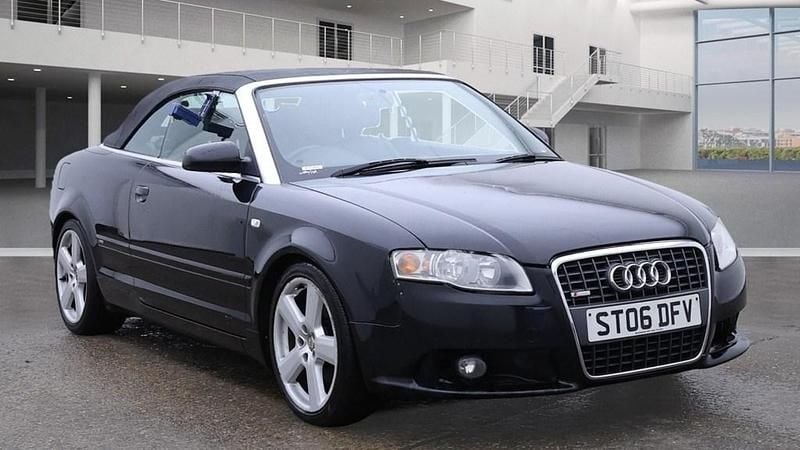 Black Used 2006 Audi A4 Cabriolet S-Line Cabriolet | £850 (Good price) - Image 1/4