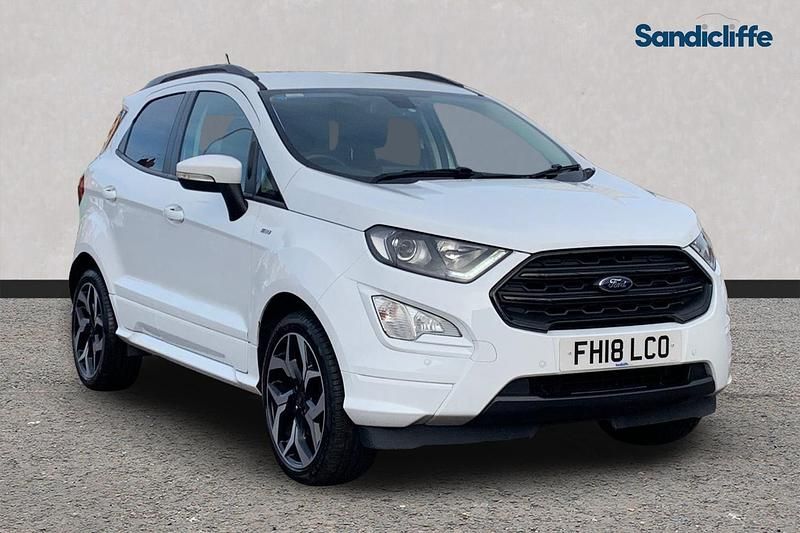 Frozen white Used 2018 Ford Ecosport ST-Line SUV | £9,598 (Fair price) - Image 1/4