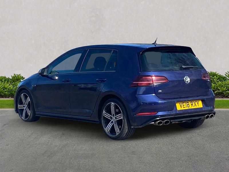 Used VW Golf VII R 310 HP (228 kW) 2018 Blue Hatchback
