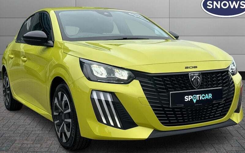 Yellow Used 2024 Peugeot 208 Active Hatchback | £15,262 (Fair price) - Image 1/4