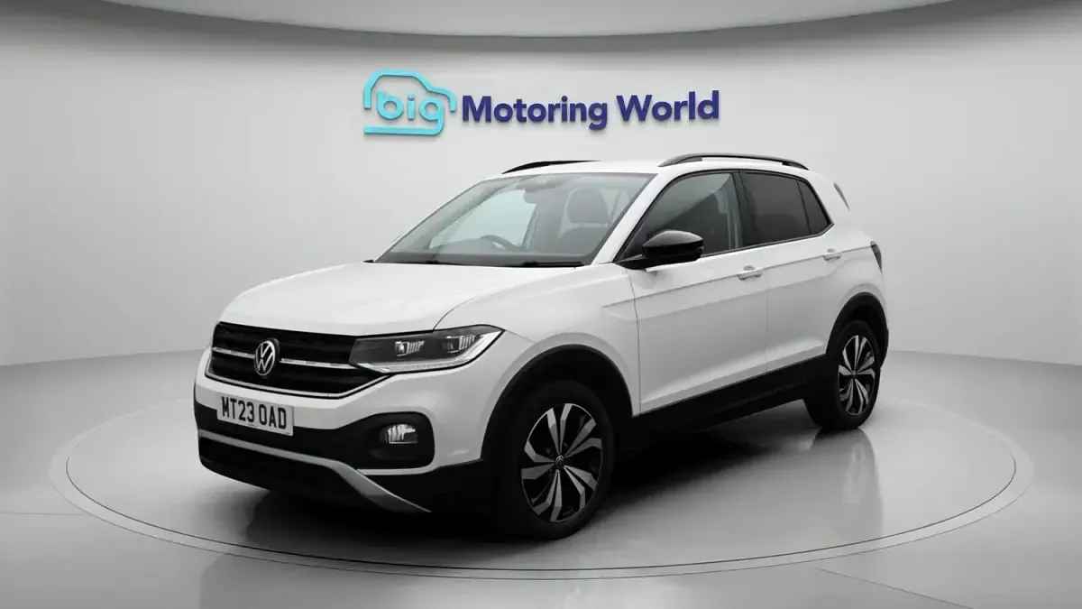 Used VW T-Cross Black Edition 110 HP (80 kW) 2023 White SUV