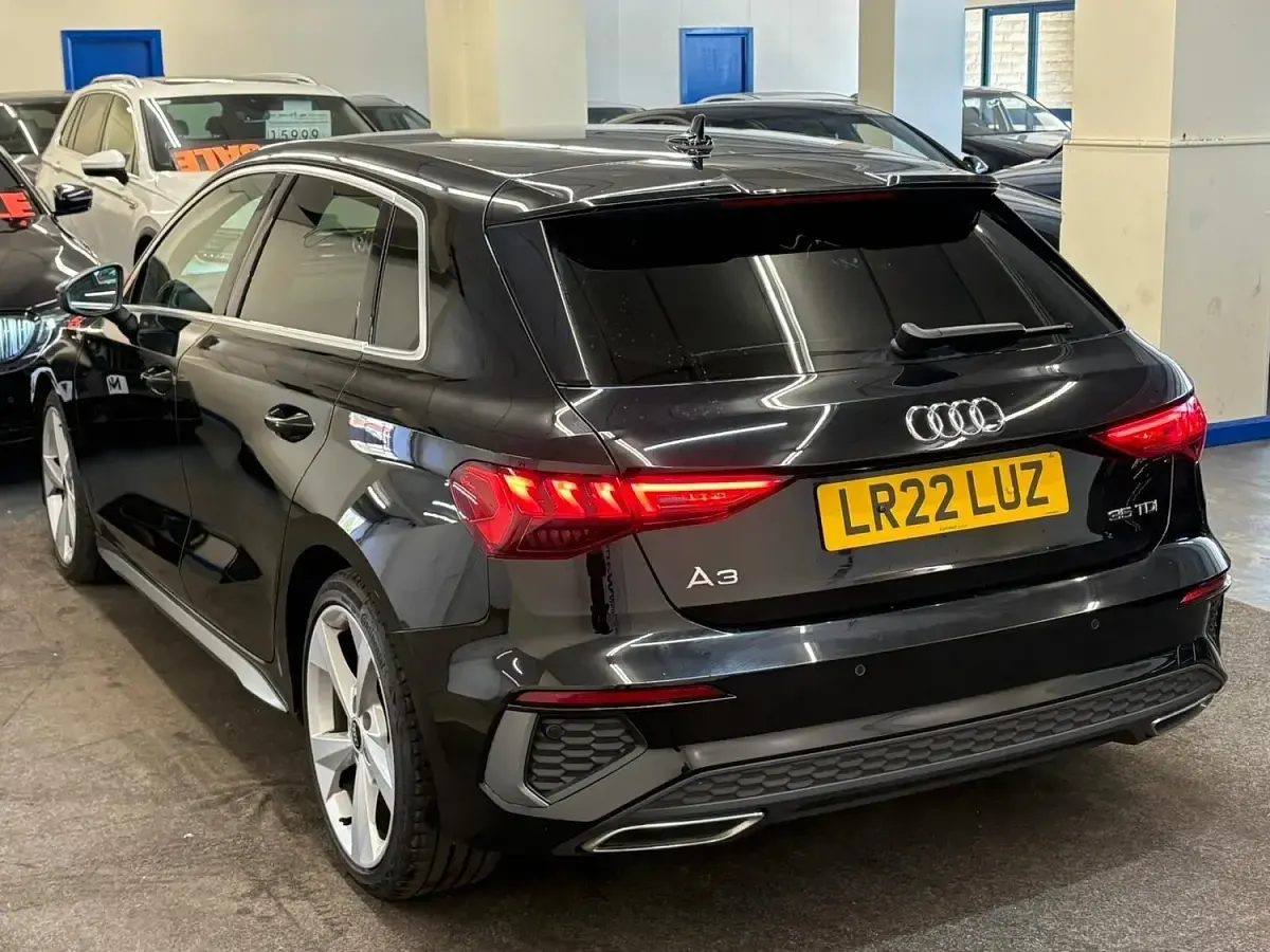 Used Audi A3 Sportback S-Line 2022 Black Hatchback