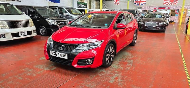 Red Used 2017 Honda Civic SR Estate | £7,000 (Fair price) - Image 1/4