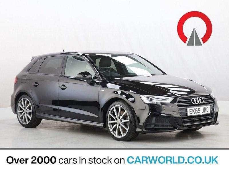 Black Used 2019 Audi A3 Sportback Black Edition Hatchback | £16,979 (Fair price) - Image 1/3