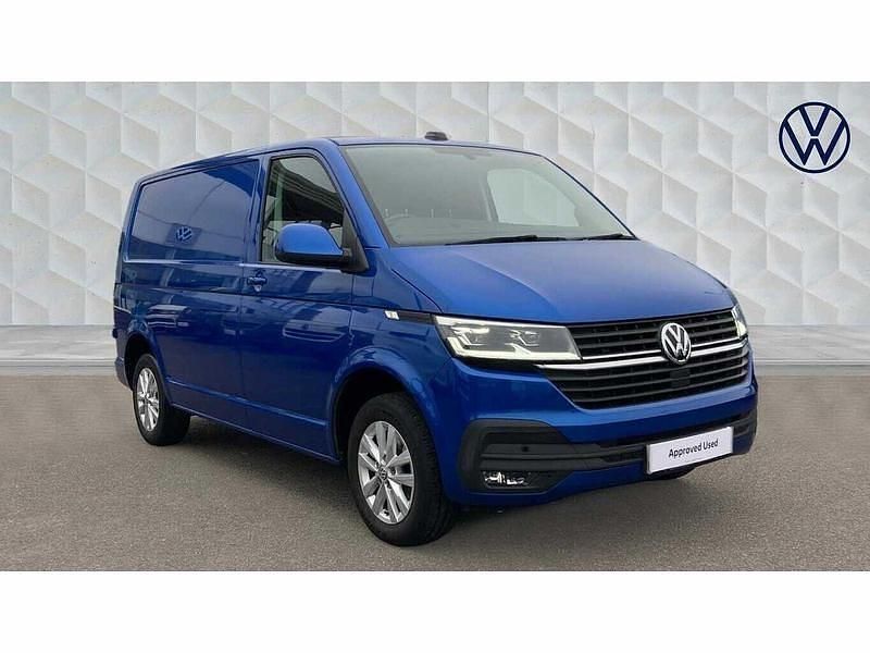 Ravenna blue Used 2023 VW T6.1 Highline Van | £26,650 (Good price) - Image 1/4