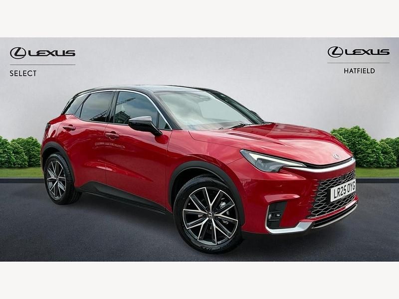 Red/black Used 2025 Lexus LBX SUV | £37,990 - Image 1/3