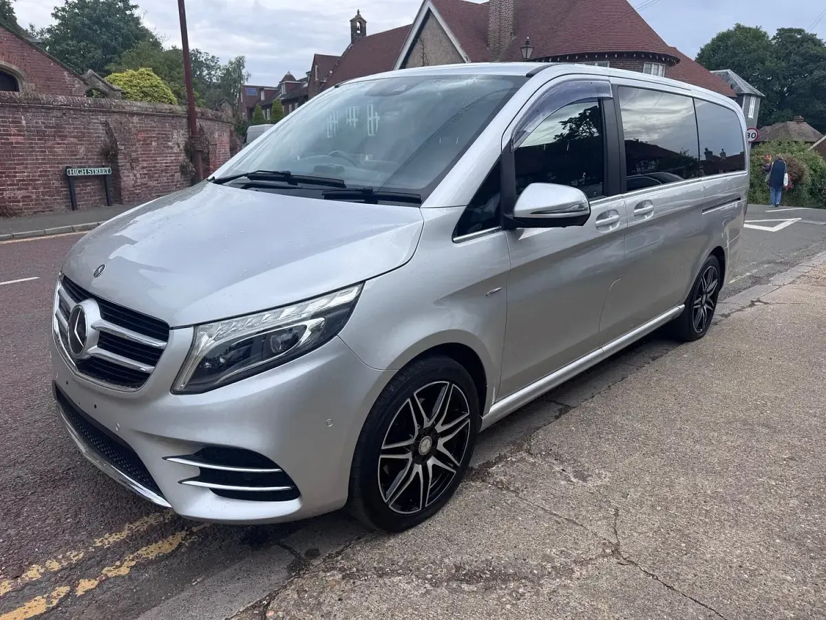 Used Mercedes V220 AMG line 190 HP (139 kW) 2017 Silver MPV