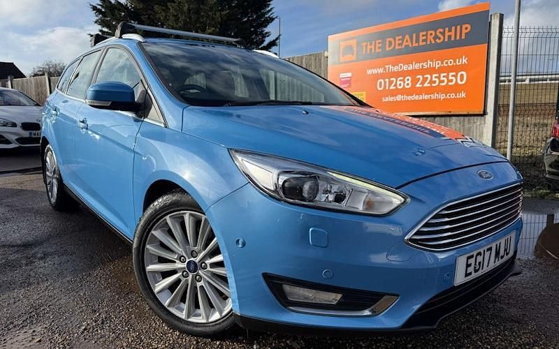 Used Ford Focus Titanium X 150 HP (110 kW) 2017 Blue Estate