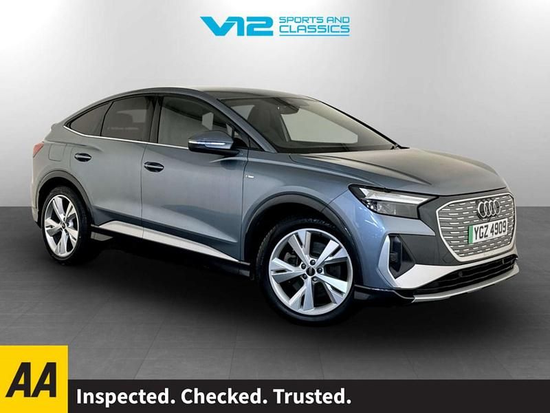 Used Audi Q4 Sportback e-tron S-Line 150 kW (204 HP) 2022 Blue SUV