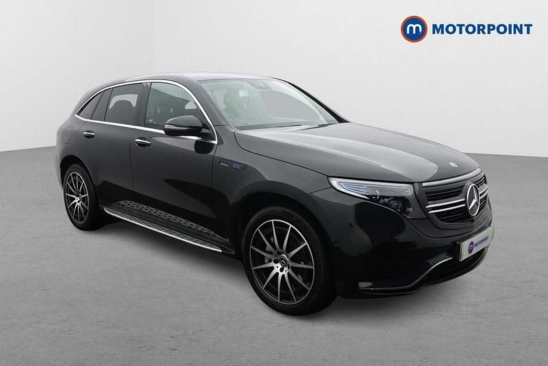 Black Used 2020 Mercedes EQC400 AMG line SUV | £21,149 (Good price) - Image 1/4
