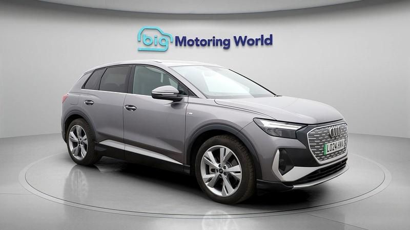 Grey Used 2024 Audi Q4 e-tron S-Line SUV | £30,500 (Good price) - Image 1/4