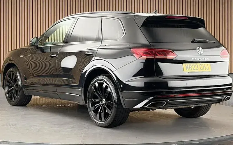 Used VW Touareg Black Edition 231 HP (169 kW) 2022 Grenadilla black SUV