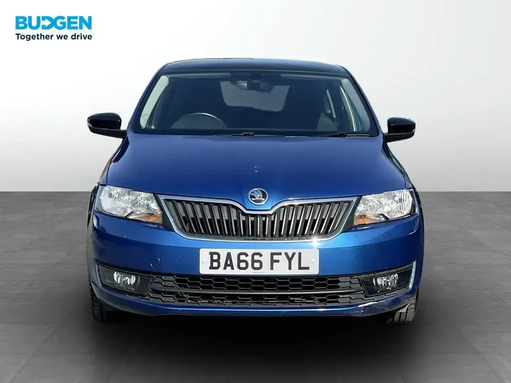 Used Skoda Rapid Sport 110 HP (80 kW) 2017 Blue Hatchback