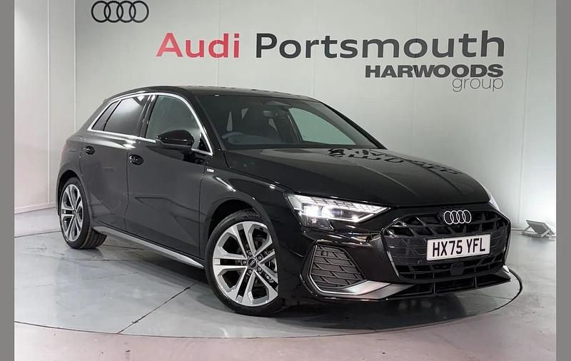 Used Audi A3 S-Line 150 HP (110 kW) 2025 Black Hatchback