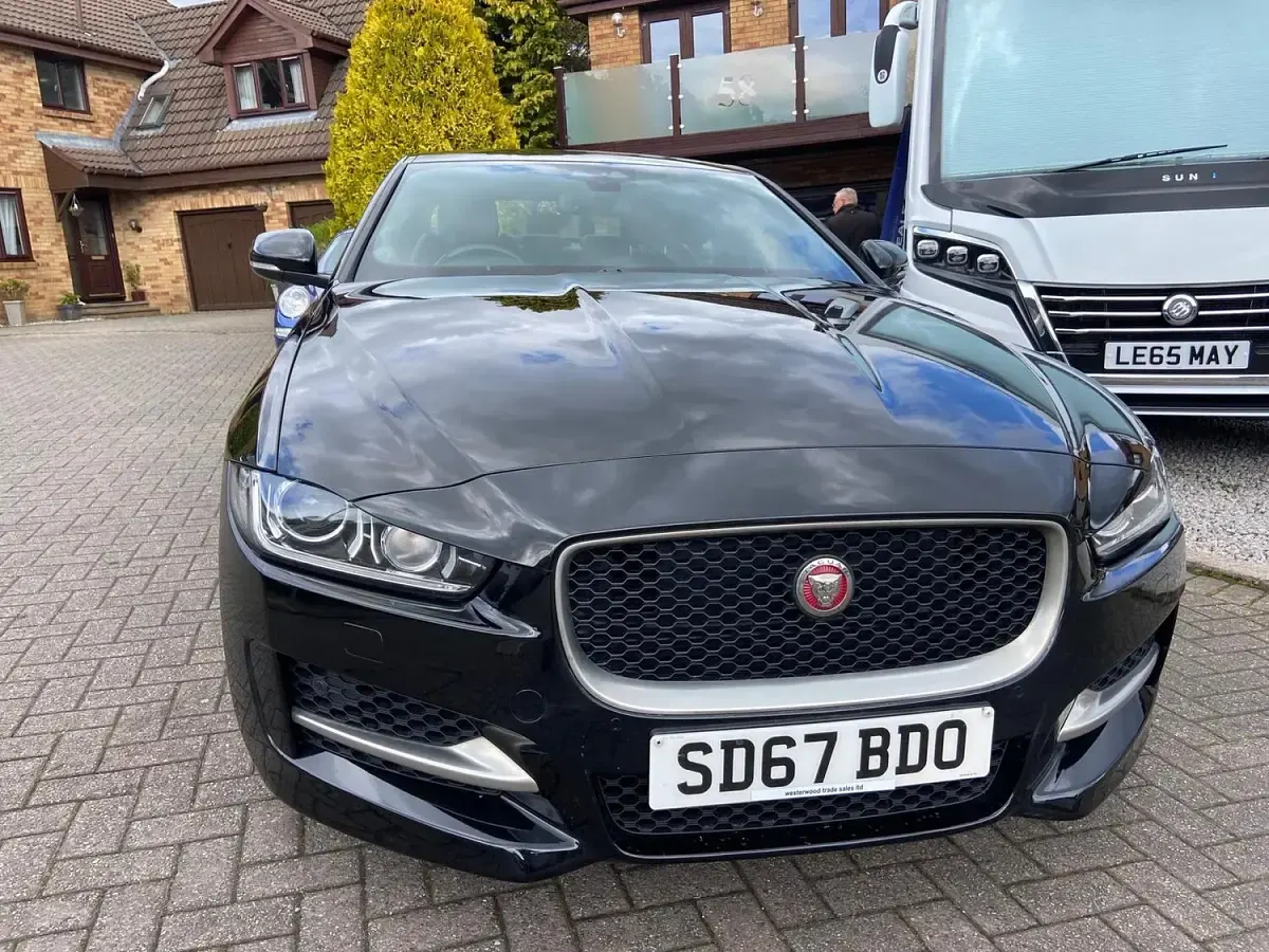 Used Jaguar XE R-Sport 163 HP (119 kW) 2017 Black Sedan
