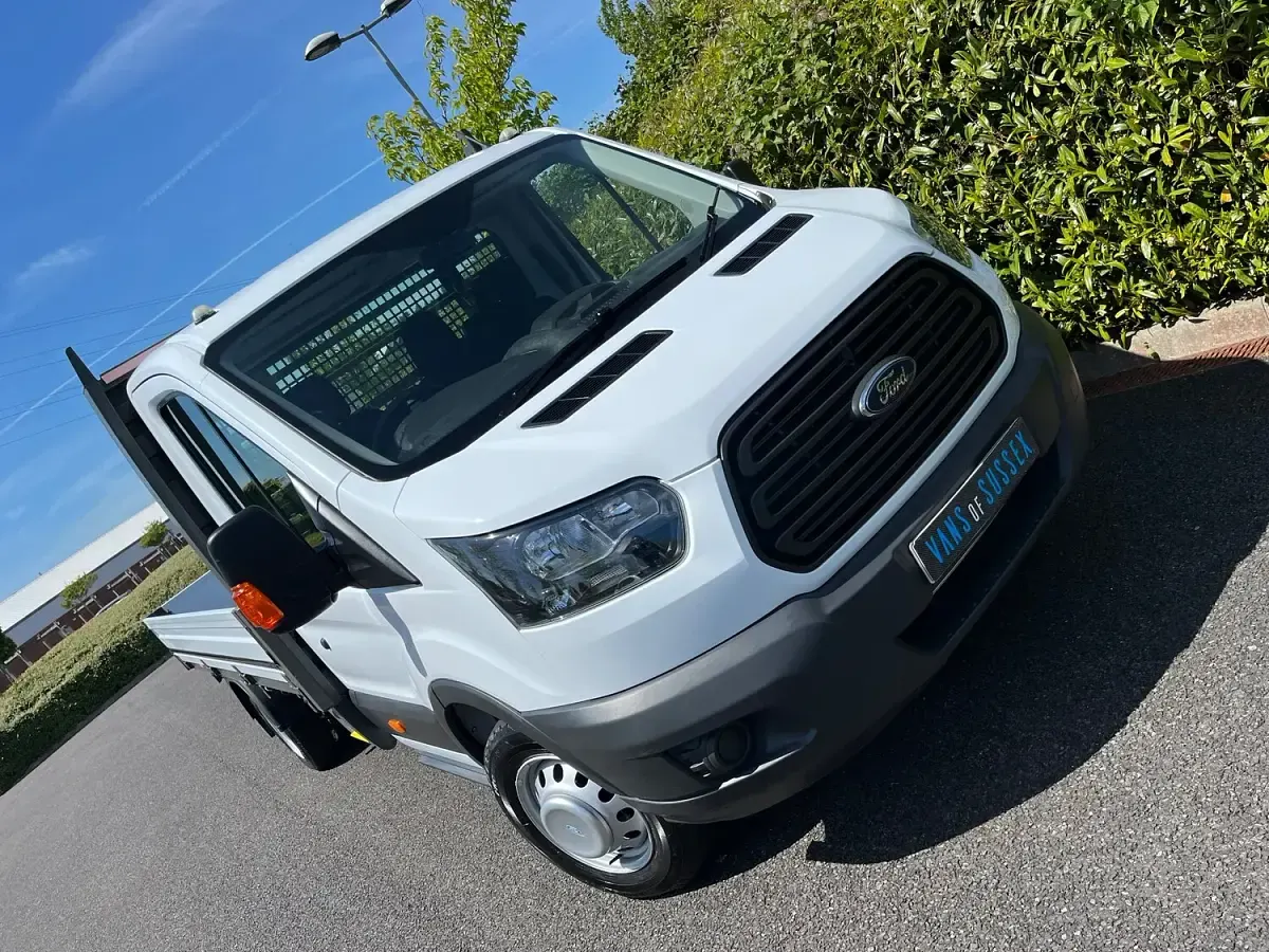 Used Ford Transit 130 HP (95 kW) 2018 White Cabriolet