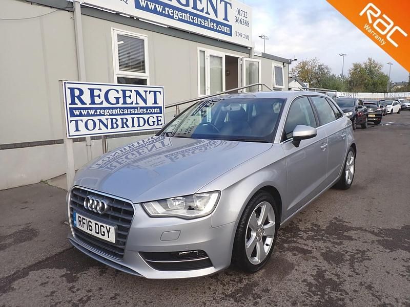 Silver Used 2016 Audi A3 Sportback Sport Hatchback | £10,995 (Good price) - Image 1/4