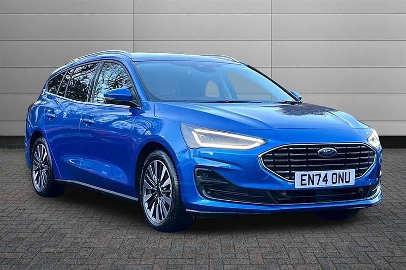 Used Ford Focus Titanium X 125 HP (91 kW) 2025 Desert island blue Estate