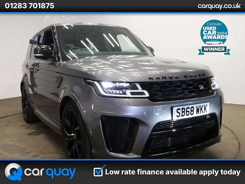 Grey Used 2019 Land Rover Range Rover Sport SVR SUV | £44,495 (Good price) - Image 1/2