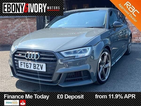 Grey Used 2018 Audi S3 Sportback Black Edition Hatchback | £16,490 - Image 1/1