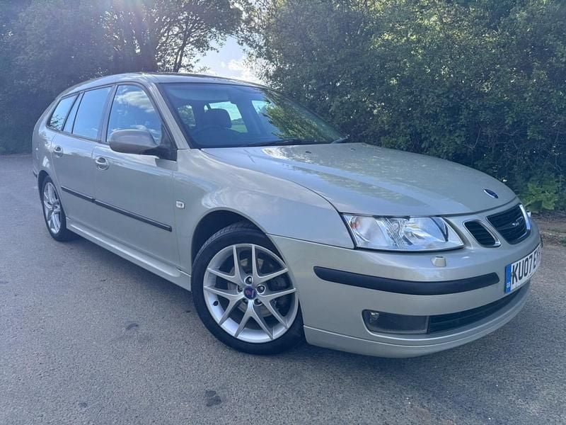 Silver Used 2007 Saab 9-3 Aero Estate | £3,500 (Fair price) - Image 1/4