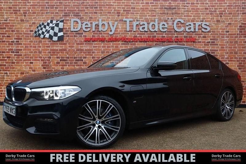 Black Used 2019 BMW 530e M Sport Sedan | £21,490 (Fair price) - Image 1/4