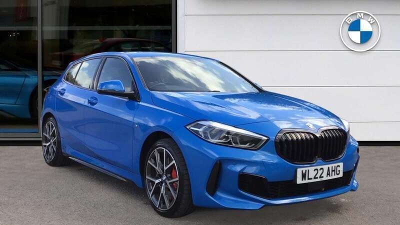 Blue Used 2022 BMW 128 Shadowline Hatchback | £24,900 (Fair price) - Image 1/4