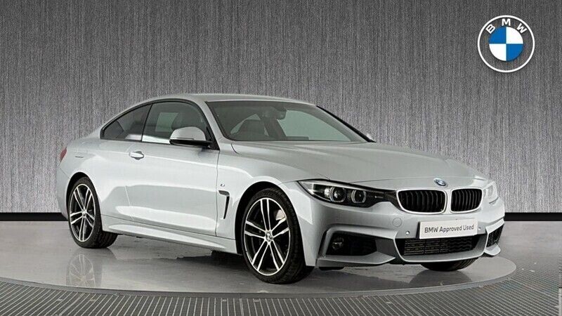 Silver Used 2017 BMW 430 M Sport Coupe | £16,371 (Fair price) - Image 1/4