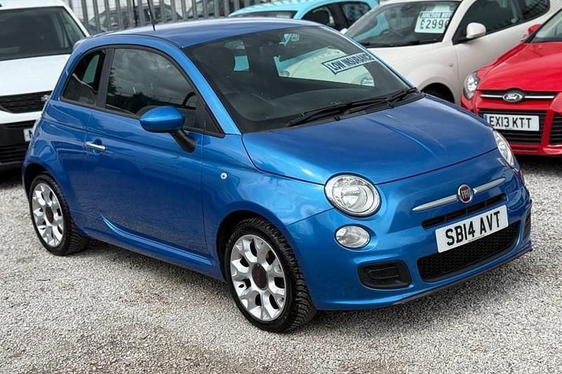 Blue Used 2014 Fiat 500 S Hatchback | £3,695 (A bit pricey) - Image 1/1
