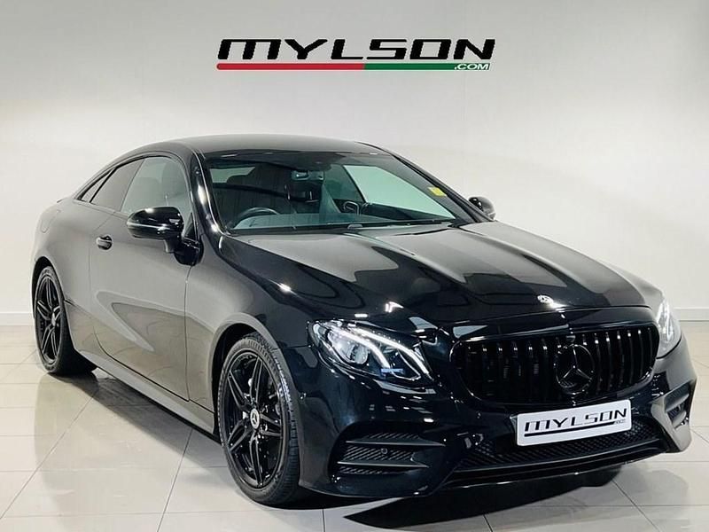 Used Mercedes E220 AMG line 194 HP (142 kW) 2018 Black Coupe