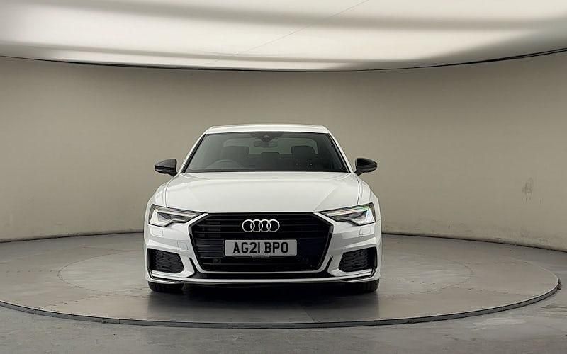 Used Audi A6 Black Edition 204 HP (150 kW) 2021 Glacier white Sedan