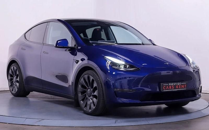 Blue Used 2023 Tesla Model Y Performance SUV | £28,680 (Good price) - Image 1/4