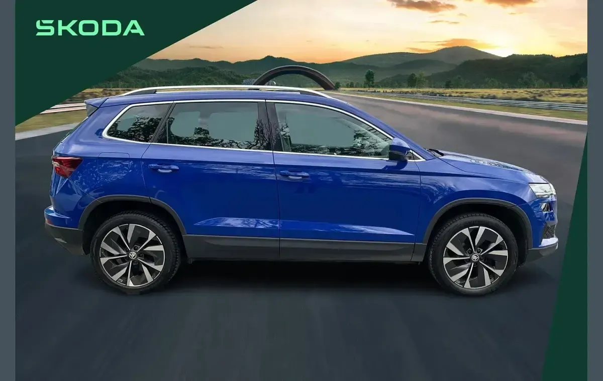 Used Skoda Karoq SE L 150 HP (110 kW) 2023 Blue SUV