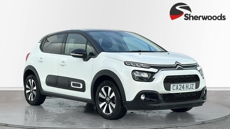 White Used 2024 Citroën C3 PureTech Hatchback | £14,799 (Fair price) - Image 1/4