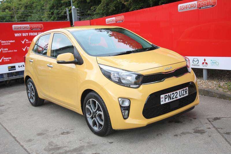 Yellow Used 2022 Kia Picanto 3 Hatchback | £12,495 (Fair price) - Image 1/4