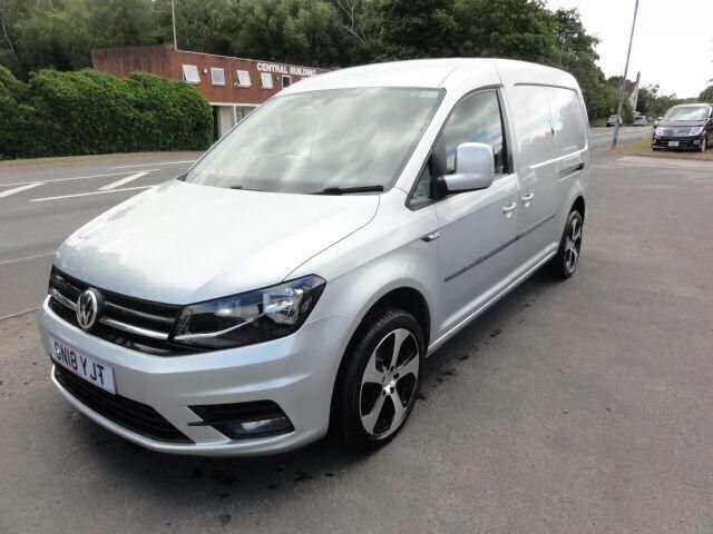 Silver Used 2018 VW Caddy Maxi Highline MPV | £9,999 (Super price) - Image 1/4
