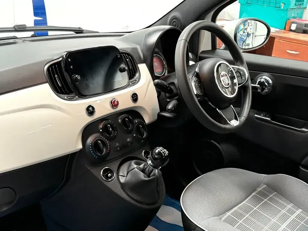 Used Fiat 500 Lounge 2020 White Cabriolet