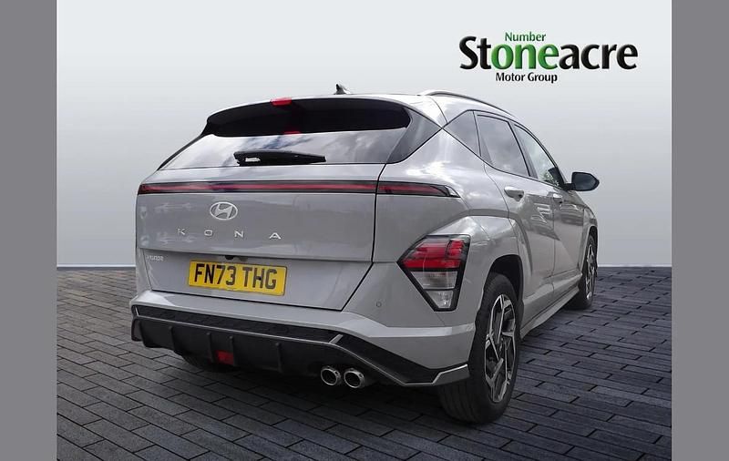Used Hyundai Kona N Line 117 HP (86 kW) 2023 Grey SUV