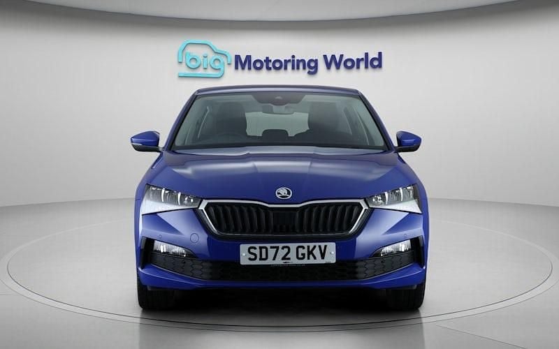 Used Skoda Scala SE Technology 110 HP (80 kW) 2022 Blue Hatchback