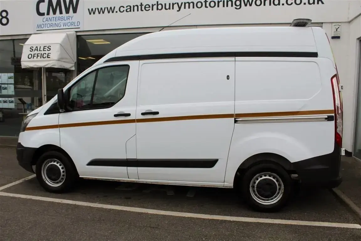 Usado Ford Transit Custom 105 HP (77 kW) 2017 Branco Van