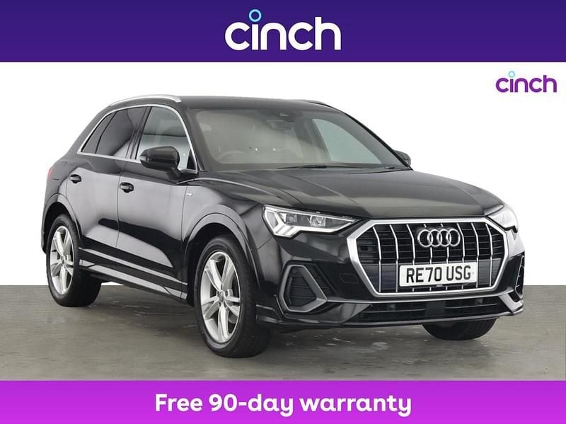 Black Used 2020 Audi Q3 S-Line SUV | £20,439 (Fair price) - Image 1/3