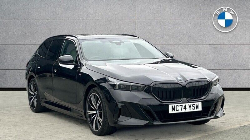 Black Used 2025 BMW 530e M Sport Estate | £54,990 - Image 1/4