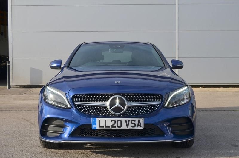 Used Mercedes C300e AMG line 2020 Blue Sedan