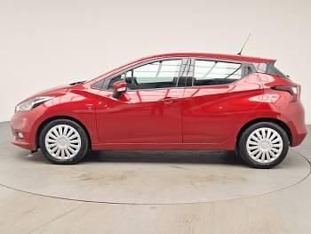 Used Nissan Micra Acenta 92 HP (67 kW) 2021 Red Hatchback